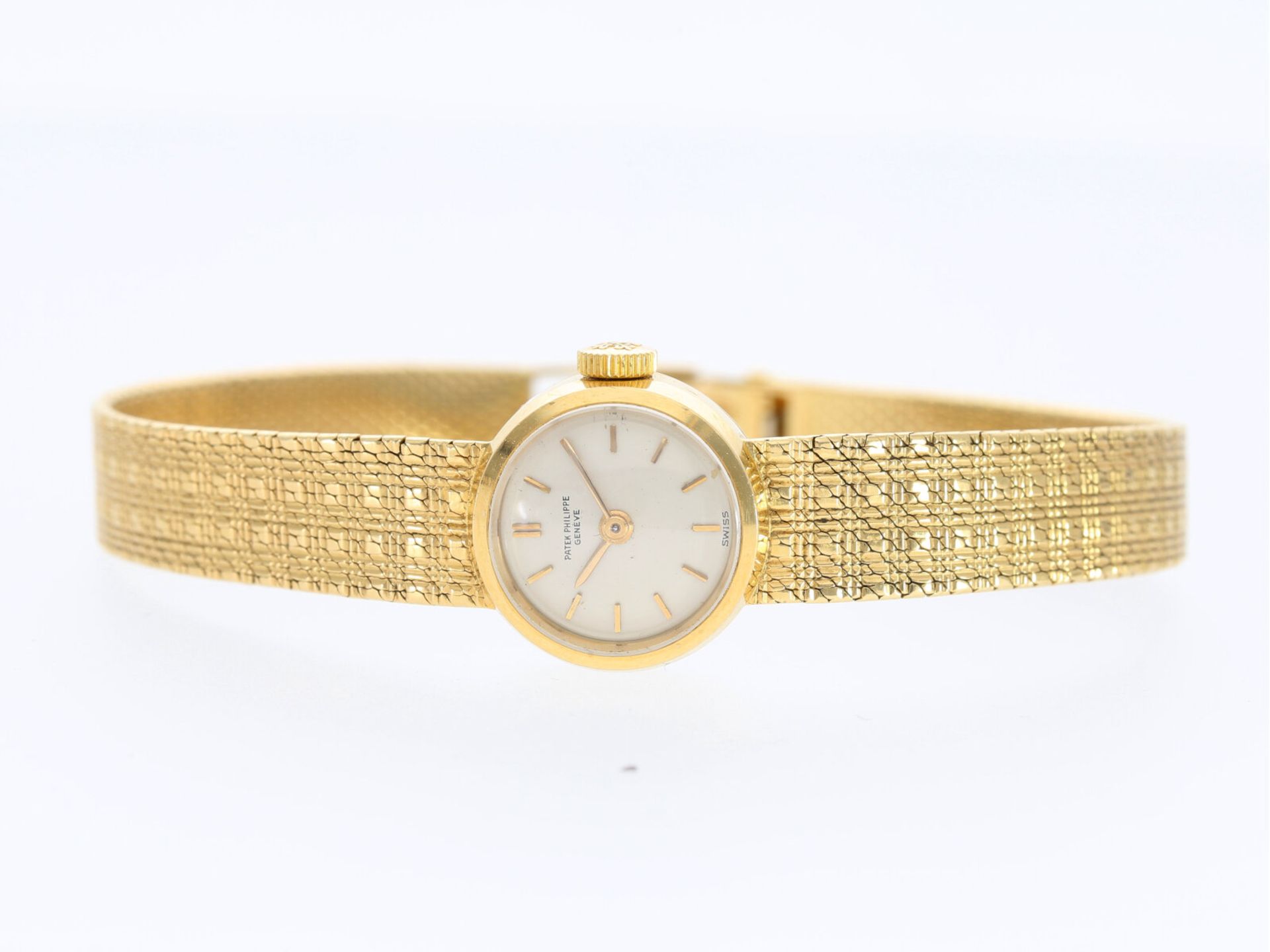 Armbanduhr: hochwertige goldene vintage Patek Philippe Damenuhr, Ref.3266/75, ca.1975 - Bild 4 aus 6