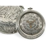 Pocket watch: rare, early Amsterdam repoussé verge watch, Gerret Bra(e)mer Amsterdam, ca. 1720