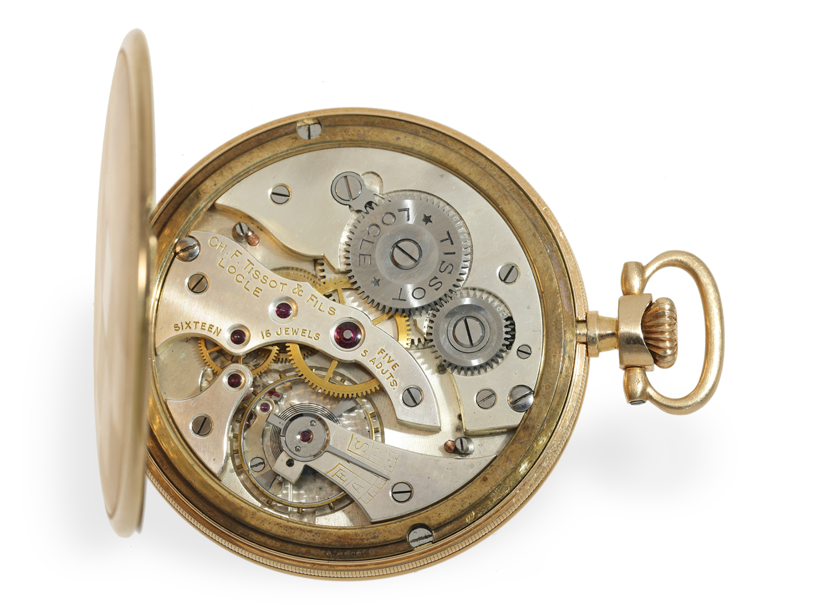 Pocket watch: excellently preserved dress watch by Tissot, ca. 1925 - Image 4 of 6
