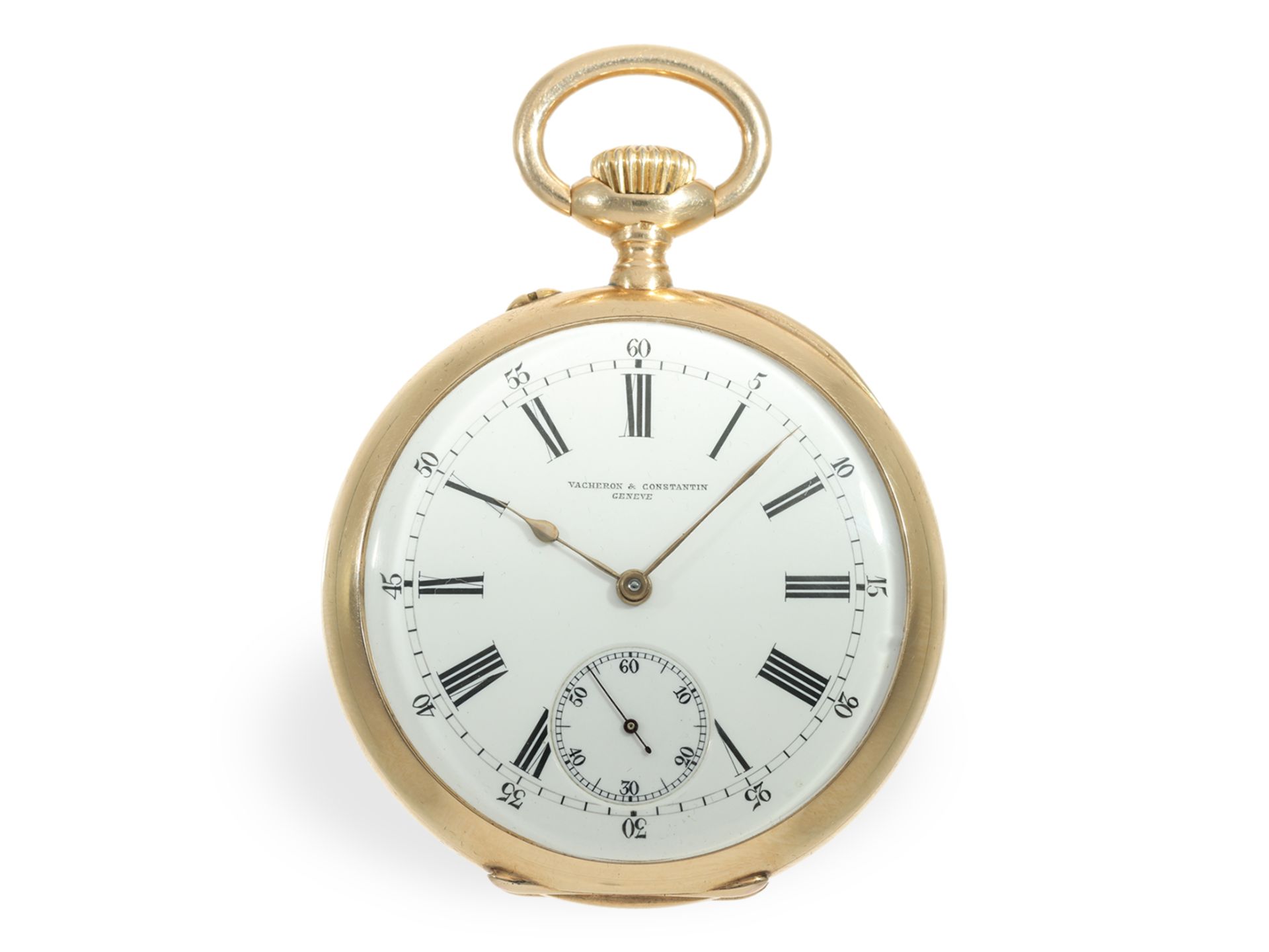 Taschenuhr: sehr gut erhaltenes Taschenchronometer von Vacheron & Constantin, ca. 1905