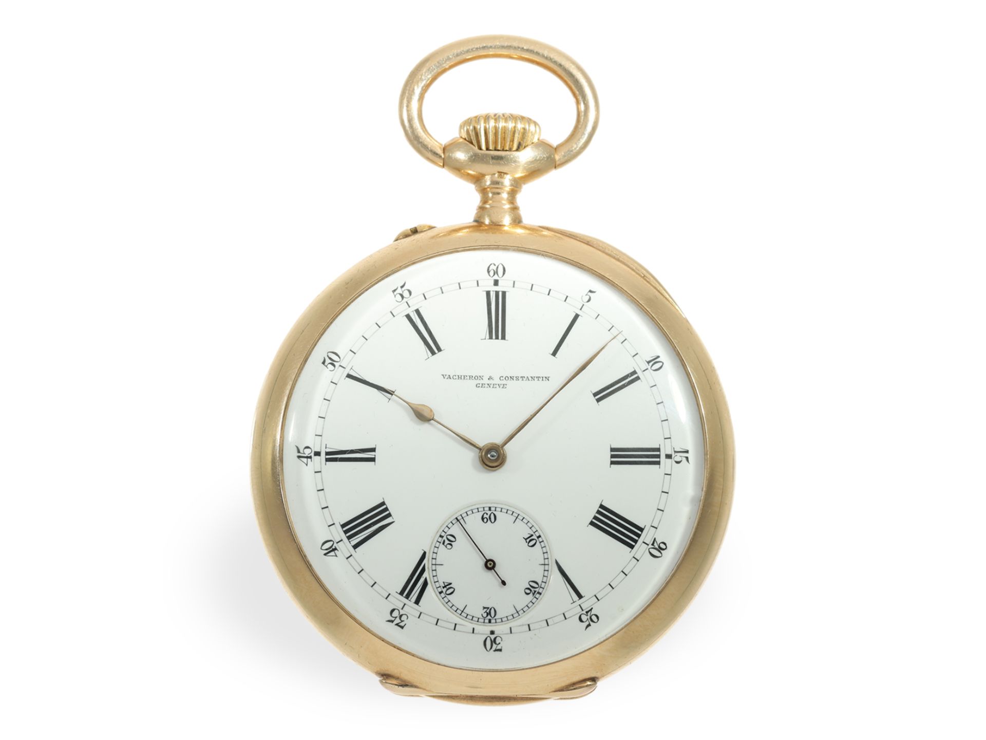 Pocket watch: very well preserved pocket chronometer by Vacheron & Constantin, ca. 1905