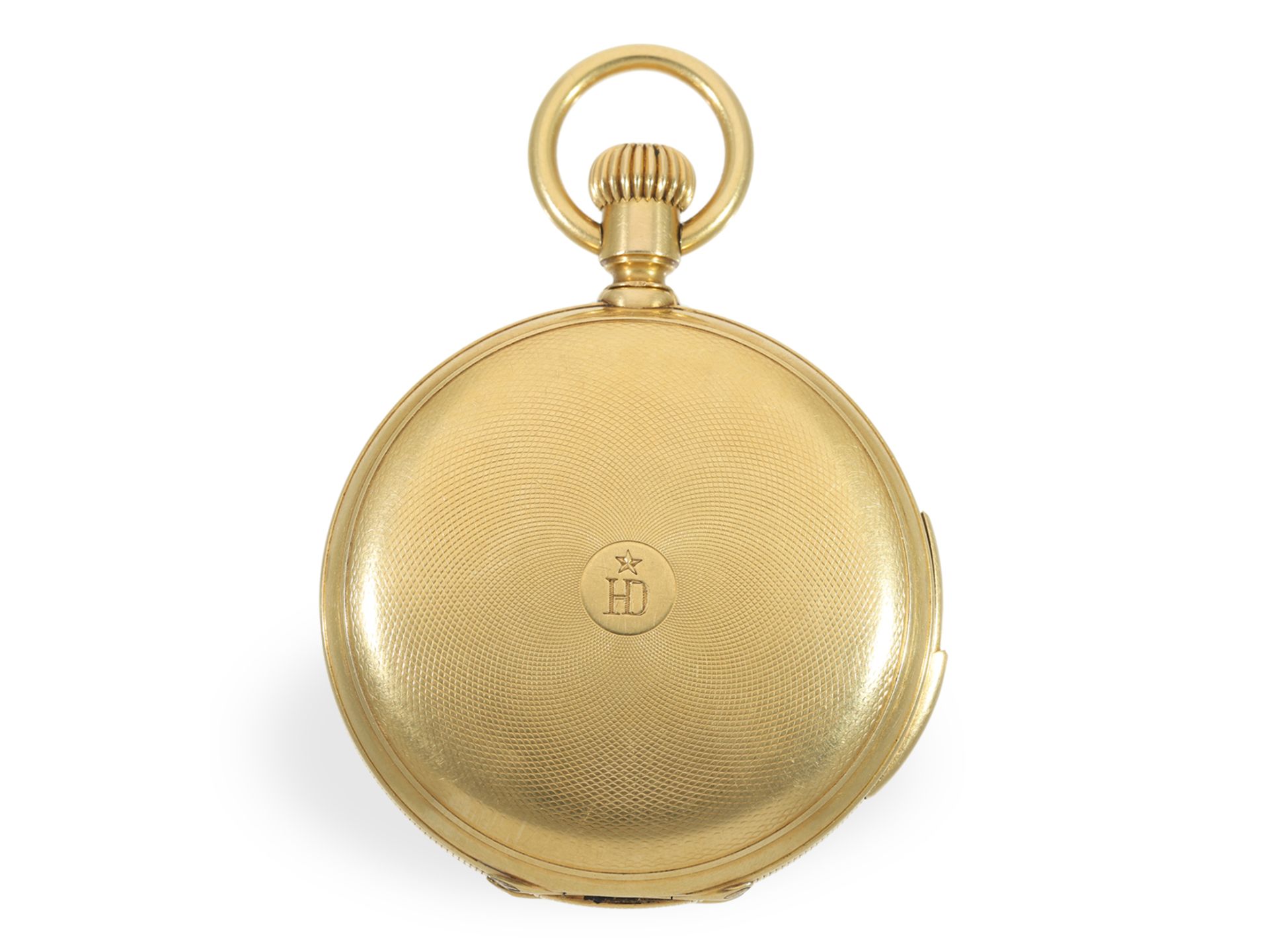 Pocket watch: historically interesting Patek Philippe gold hunting case watch with 5-minute repeater - Image 4 of 7