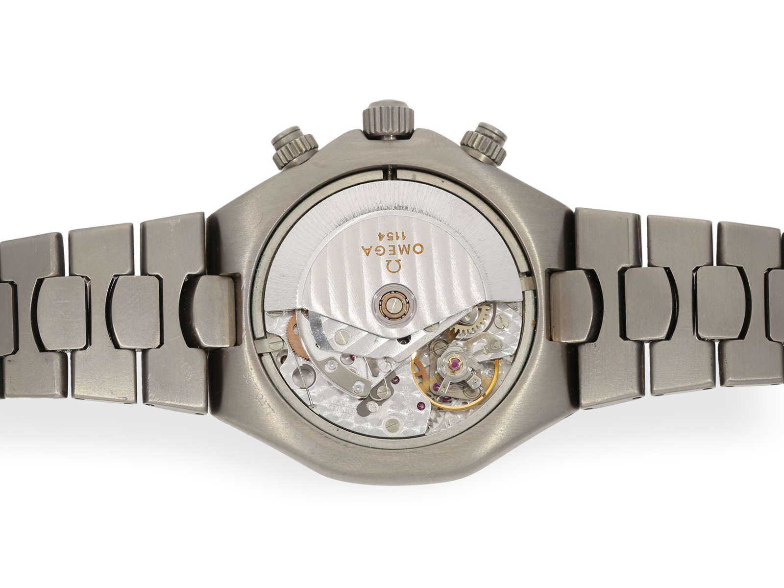 Wristwatch: rare Omega Seamaster Polaris Chronograph "Titane" Ref.3780885, from the 90s - Image 5 of 7