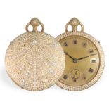 Important, museum-quality pocket watch with Oriental pearl setting and repeater, probably Bautte & M