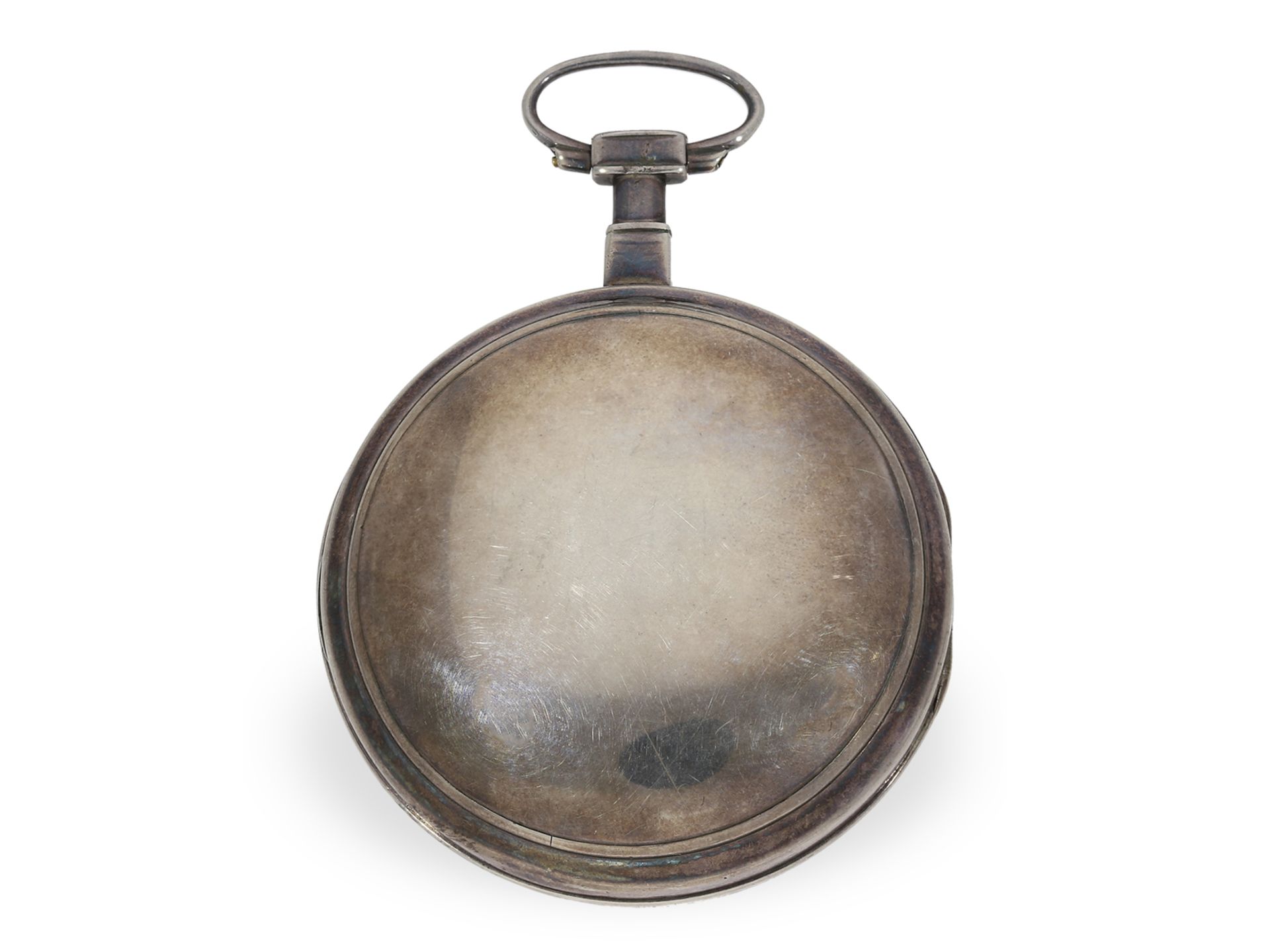 Pocket watch: very rare calendar watch by Hahn Hofmechanicus Stuttgart, ca. 1800 - Image 3 of 3