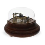 Glashütter Schuluhr, Gangmodell eines Glashütter Ankerchronometers mit zylindrischer Spirale, Emil R