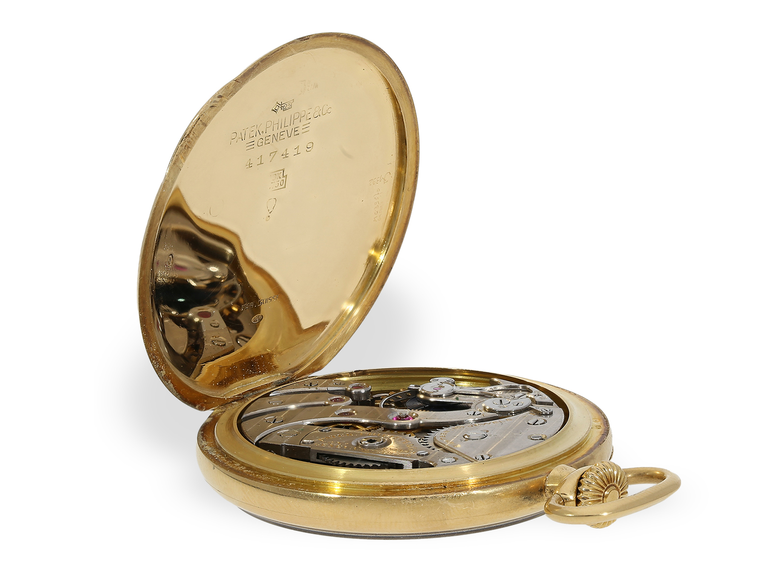 Pocket Watch: very Fine Patek Philippe dress watch with precision movement, Art Deco ca. 1930 - Image 3 of 4