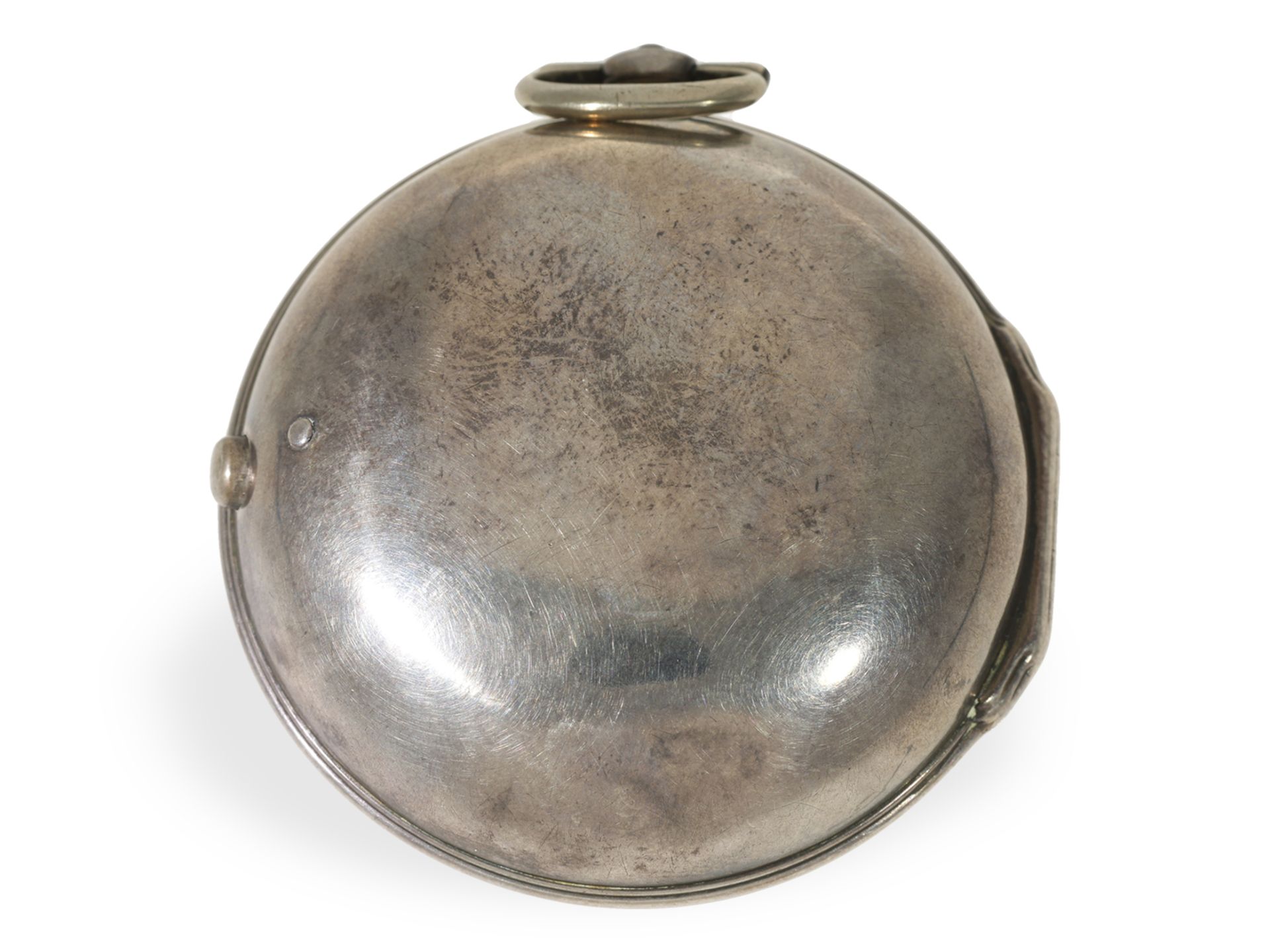 Pocket watch: very beautiful, early pair case verge watch from around 1740, John Newson London - Image 6 of 6