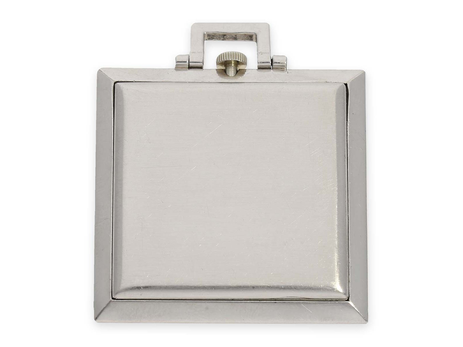 Pocket watch/ dress watch: extremely rare square dress watch from the Art Deco period, Vacheron & Co - Image 6 of 7