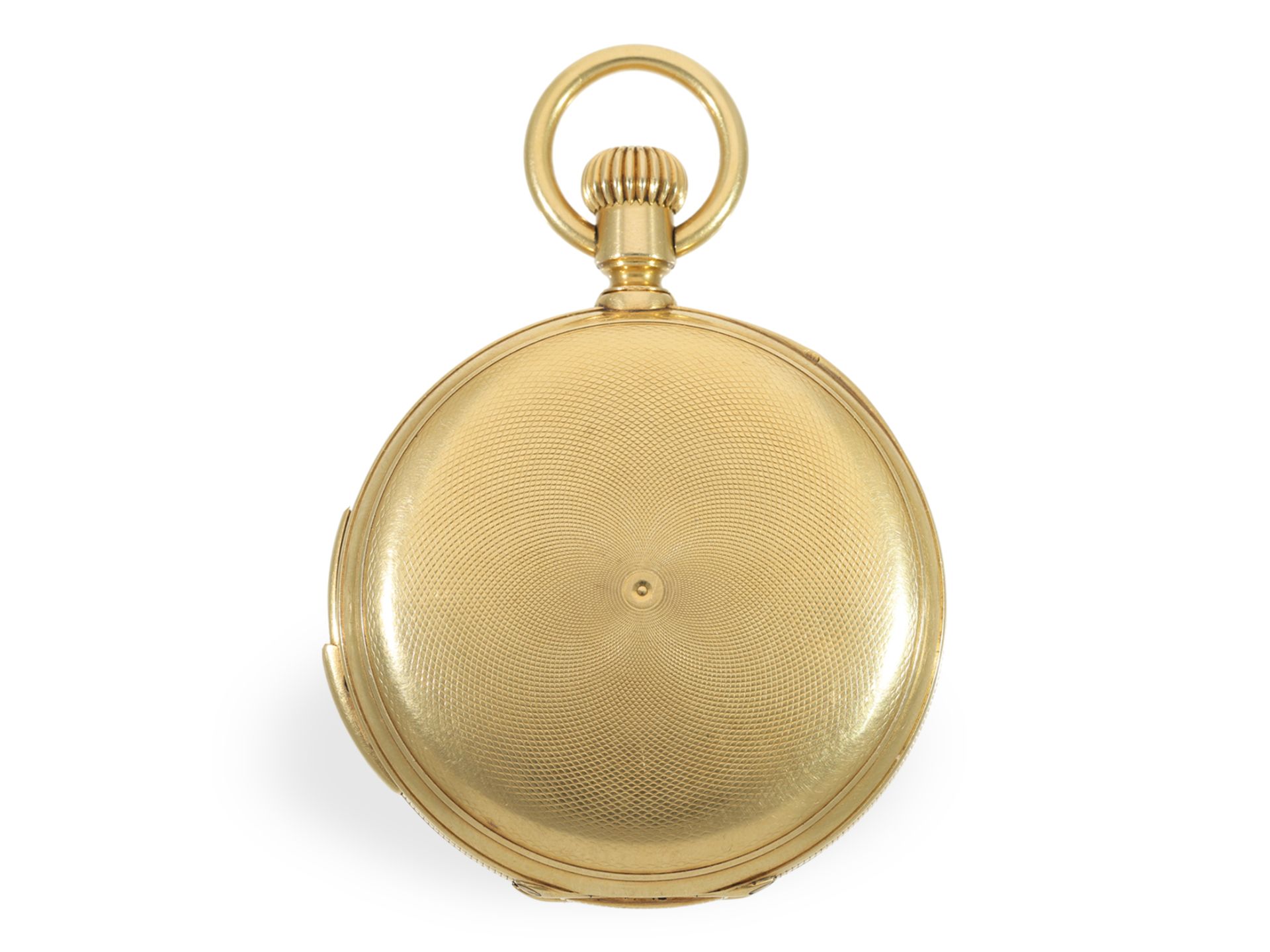 Pocket watch: historically interesting Patek Philippe gold hunting case watch with 5-minute repeater - Image 5 of 7