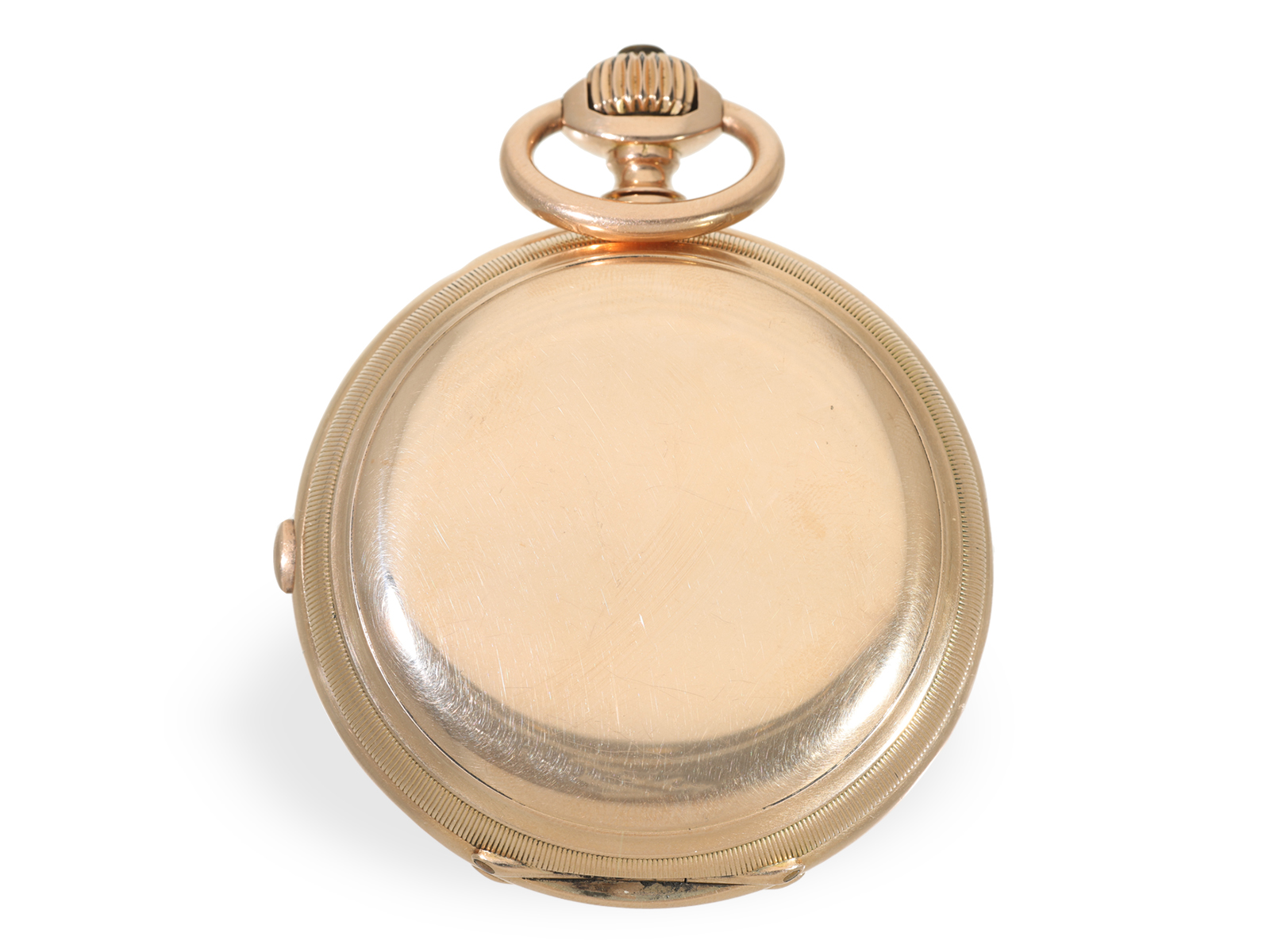 Pocket watch: especially heavy Ankerchronometer with chronograph, ca. 1890 - Image 8 of 8