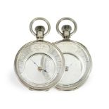 Pocket watch: rare "Mysterieuse", Armand Schwob & Frères in La Chaux-de-Fonds around 1890