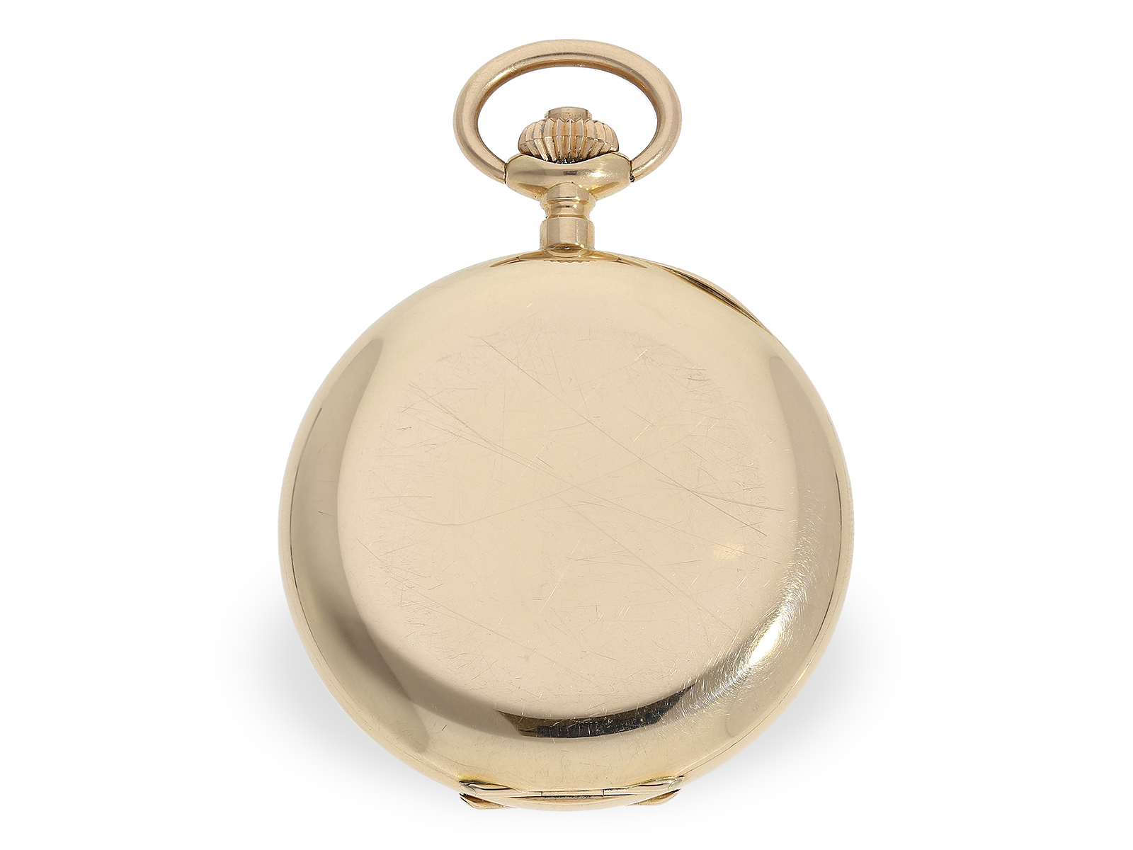Very fine gold hunting case watch with chronometer escapement, "Chronometre Geneve", ca. 1900 - Image 8 of 8