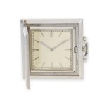 Pocket watch/ dress watch: extremely rare square dress watch from the Art Deco period, Vacheron & Co