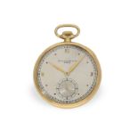 Pocket Watch: very Fine Patek Philippe dress watch with precision movement, Art Deco ca. 1930