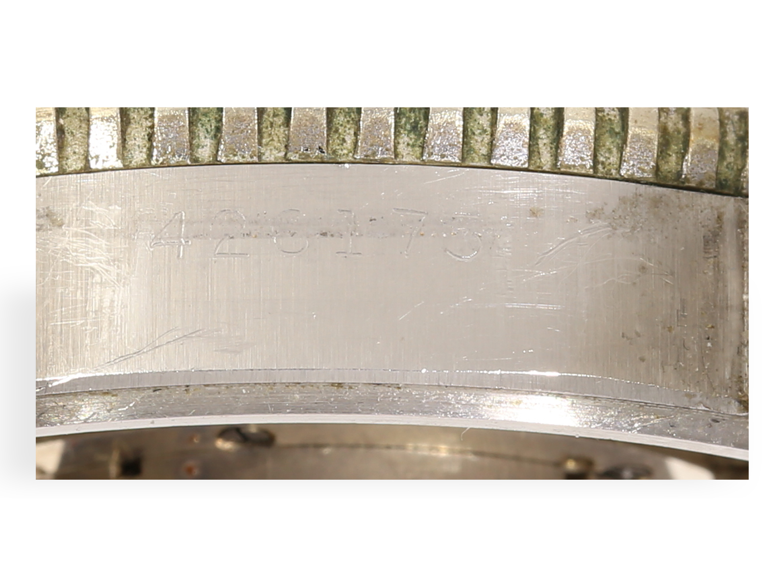 Wristwatch: extremely rare Rolex Submariner Ref. 6538 Big Crown-Four Liner, ca. 1958 - Image 8 of 9