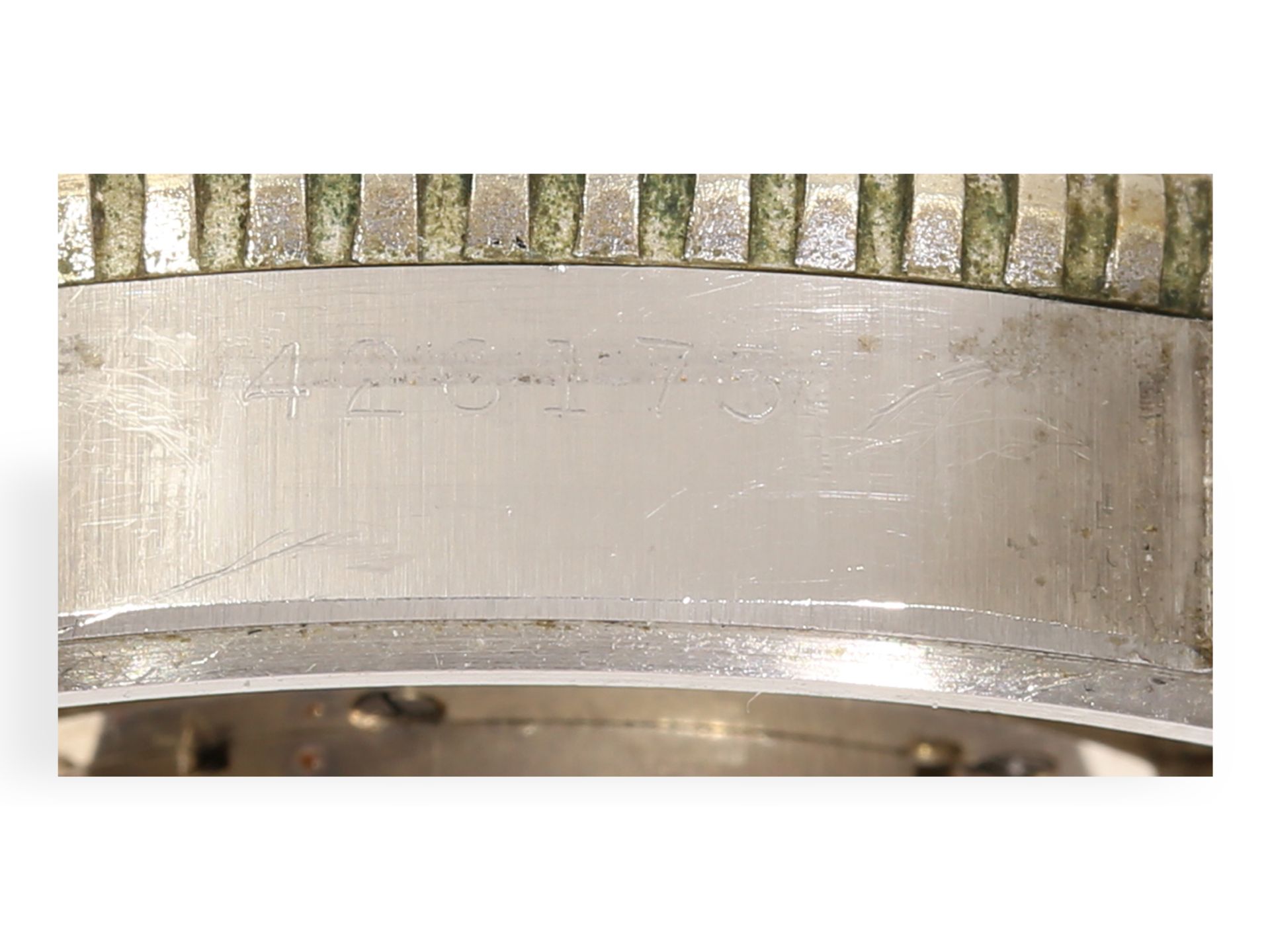 Armbanduhr: Extrem rare Rolex Submariner Ref. 6538 Big Crown-Four Liner, ca. 1958 - Bild 8 aus 9