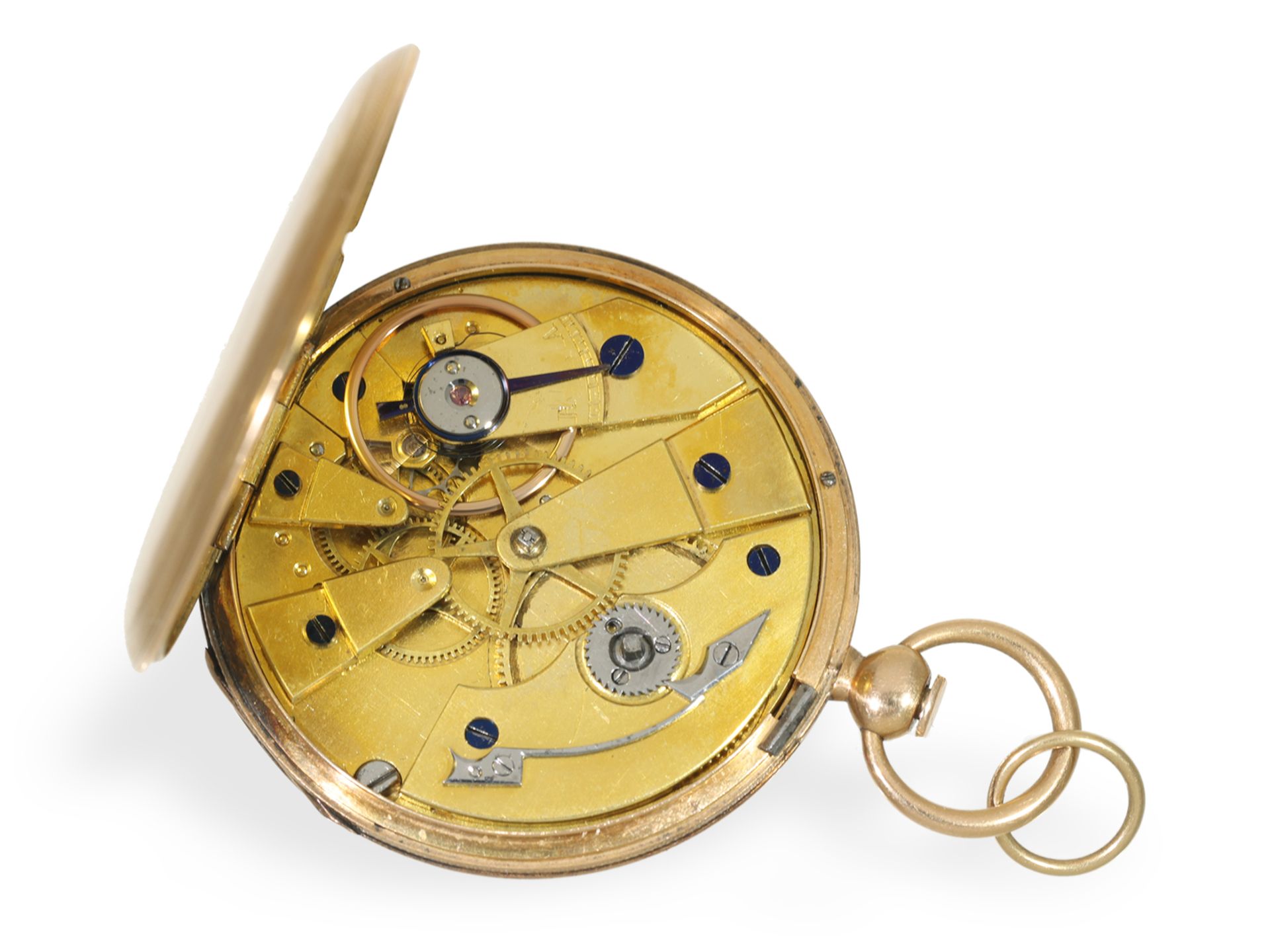 Pocket watch: very flat lepine around 1820 - Image 2 of 6