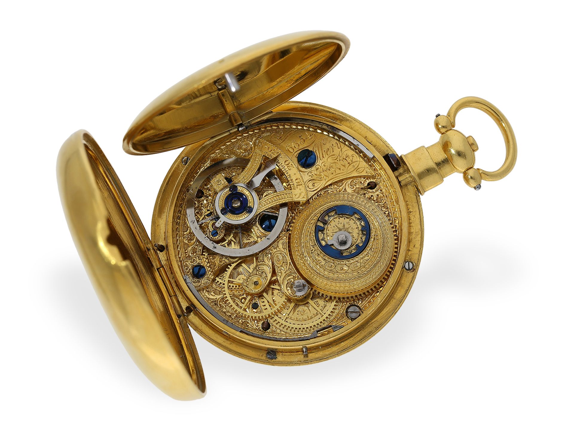 Große Taschenuhr für den chinesischen Markt, Ilbery London, Duplex, ca. 1820 - Bild 2 aus 5