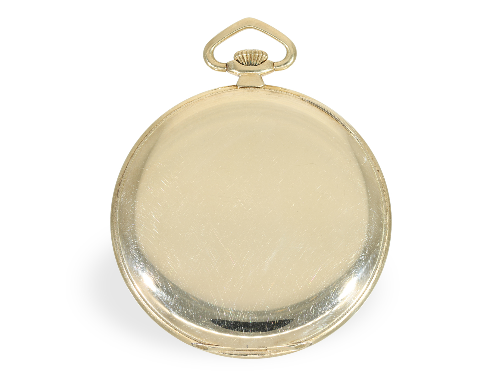 Pocket watch: Art Deco dress watch in almost like new condition with gold watch chain, around 1930 - Image 7 of 7