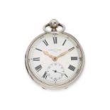 Pocket watch: extremely rare and very unusual, especially heavy French pocket chronometer in English