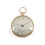 Pocket watch: pink gold lepine in very good condition, ca. 1840