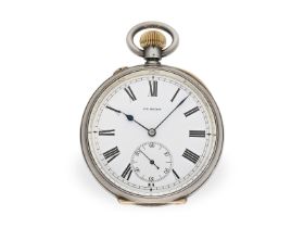 Taschenuhr: hochfeines Taschenchronometer August Ericsson No.351, ca.1890