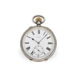 Taschenuhr: hochfeines Taschenchronometer August Ericsson No.351, ca.1890