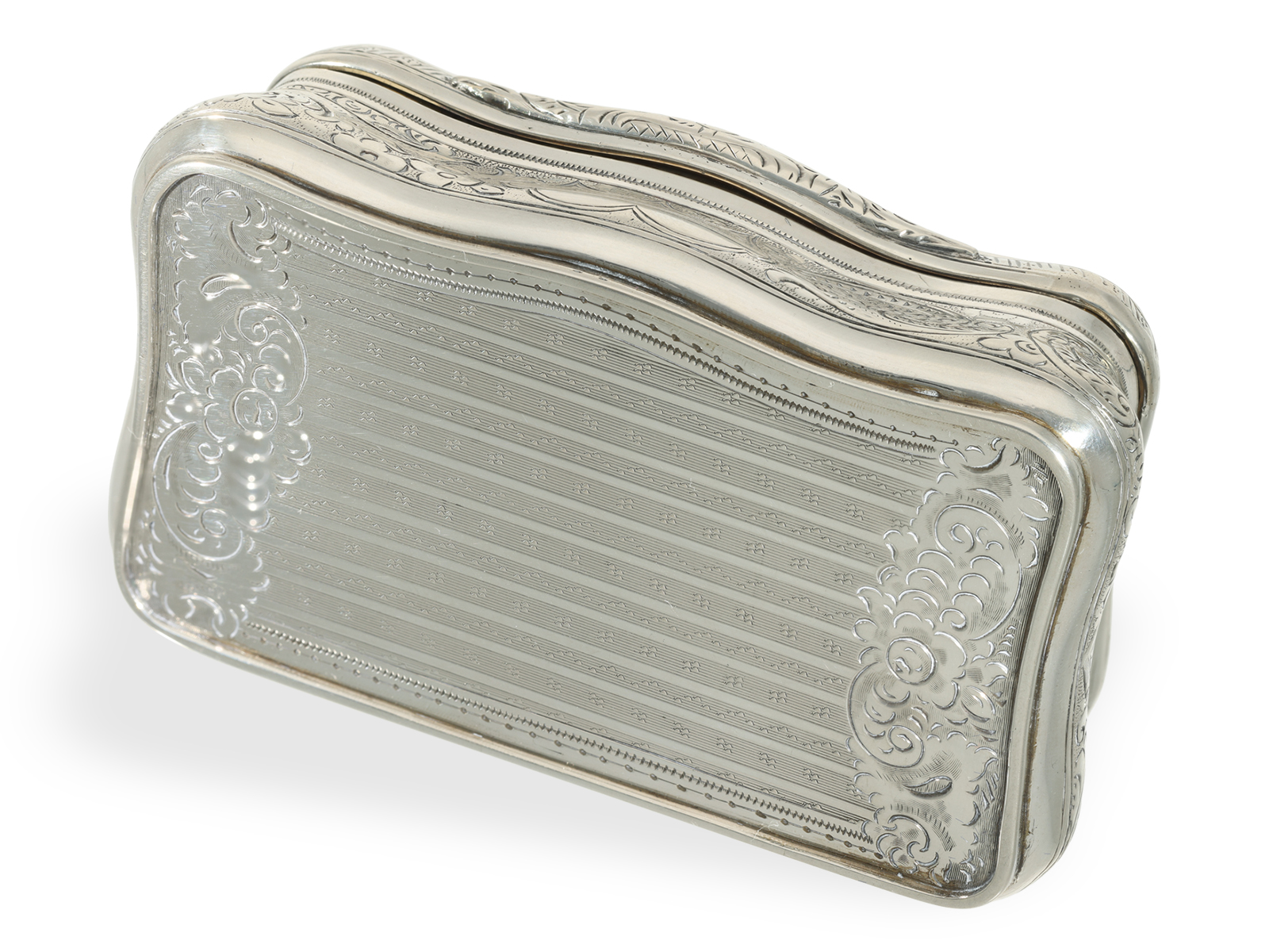 Snuff box: very fine box from around 1815 from an officer's possession - Image 4 of 5