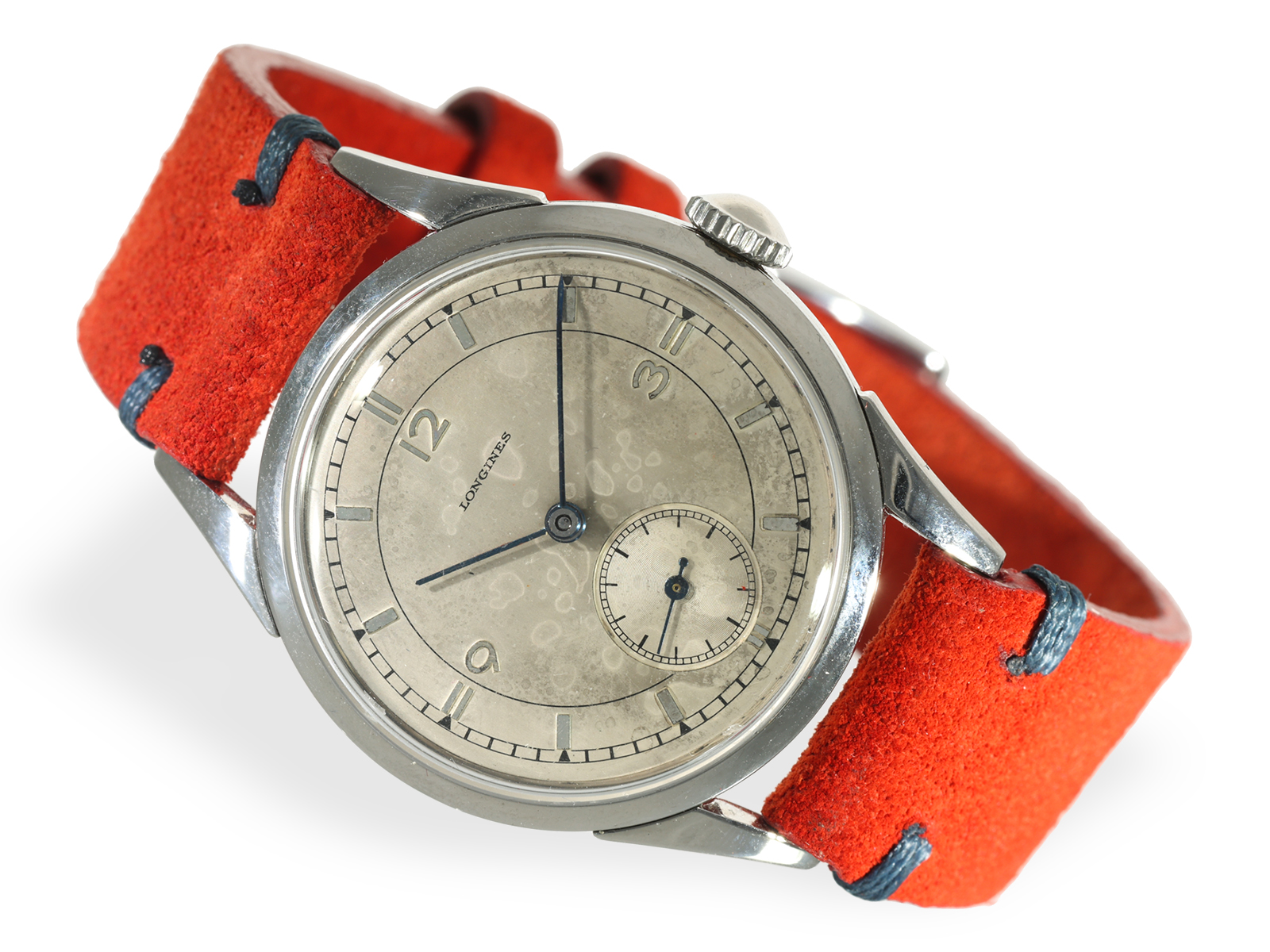 Wristwatch: Longines from 1956, rare reference 6666, with extract from the archives