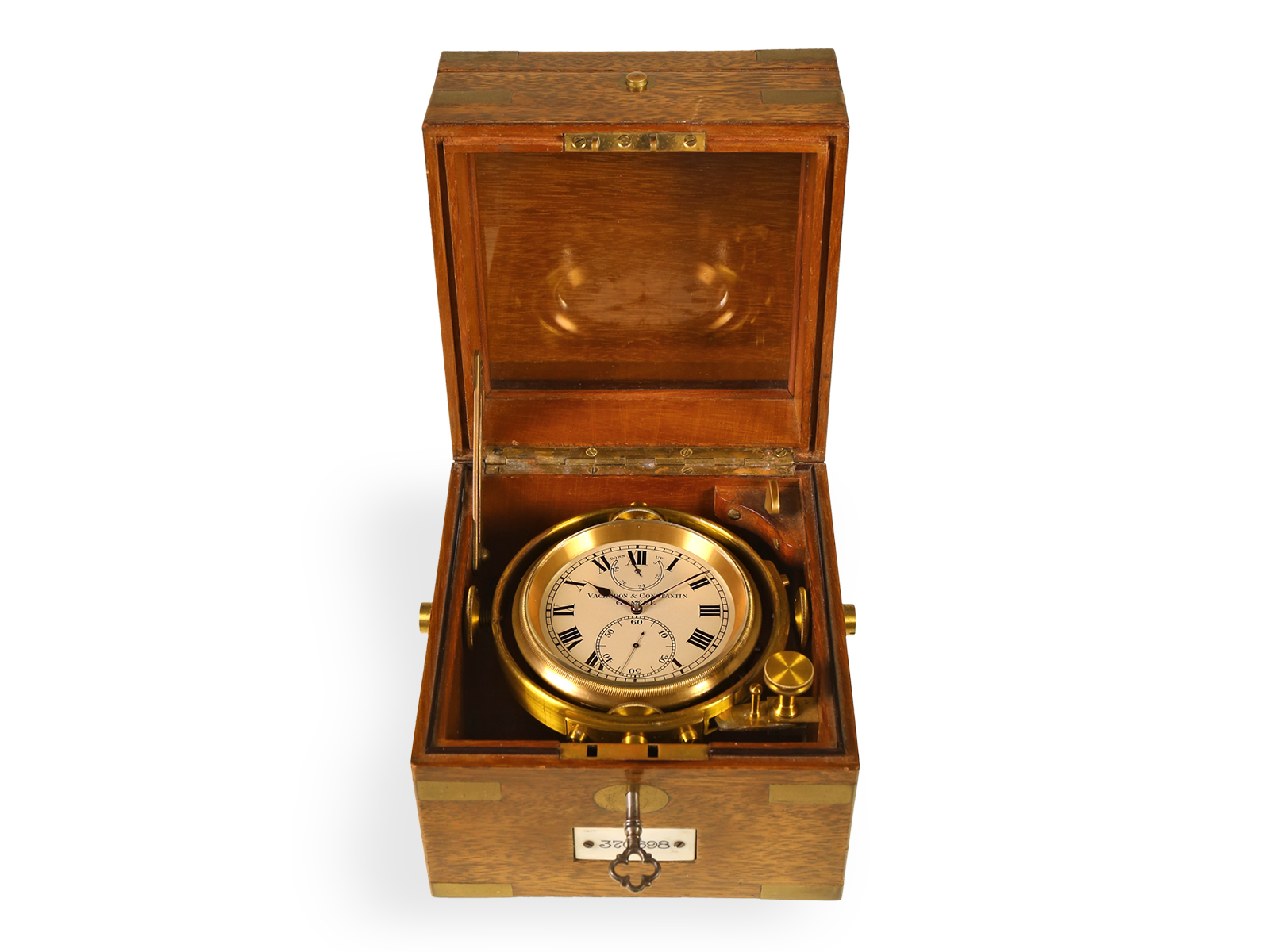 Extremely rare, small 2-day chronometer, Vacheron & Constantin No. 370698, with extract from the arc - Image 2 of 6