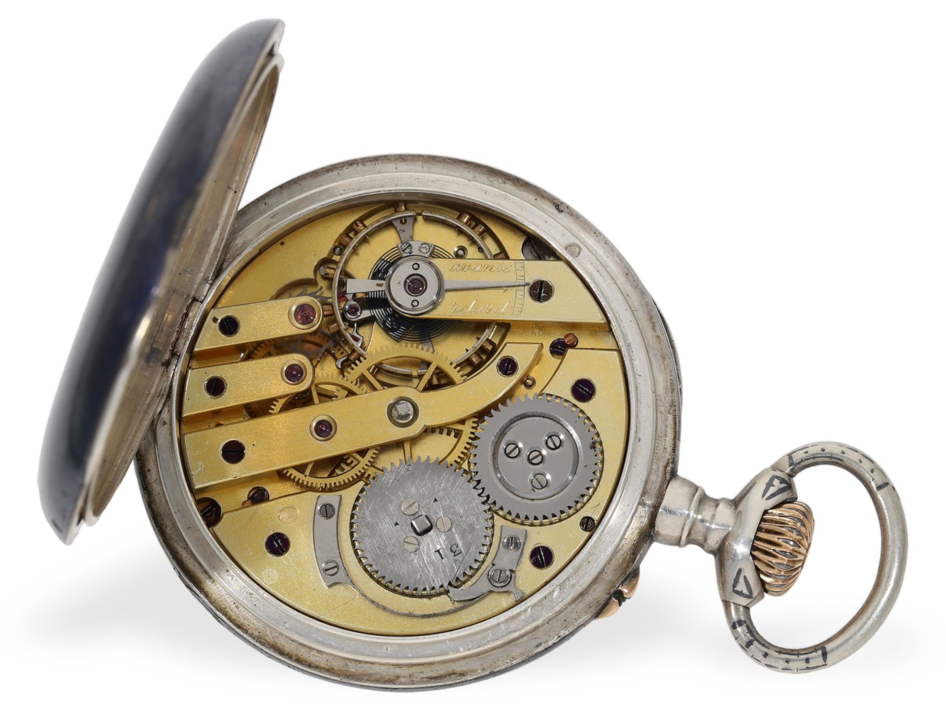 Französisches Observatoriums-Chronometer, L'Observatoire de Besançon, Charpentier, Horloger de la Ma - Bild 2 aus 6