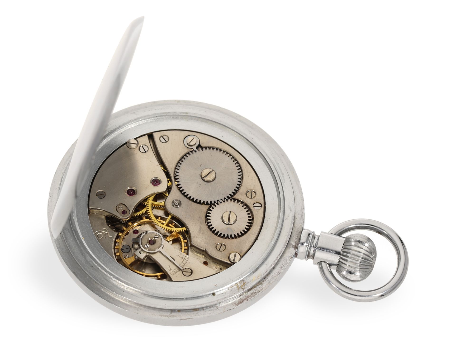 Pocket watch: pair of NEW-OLD-STOCK deck watches, "Schätzle & Tschudin" for the Deutsche Seewarte in - Image 4 of 6
