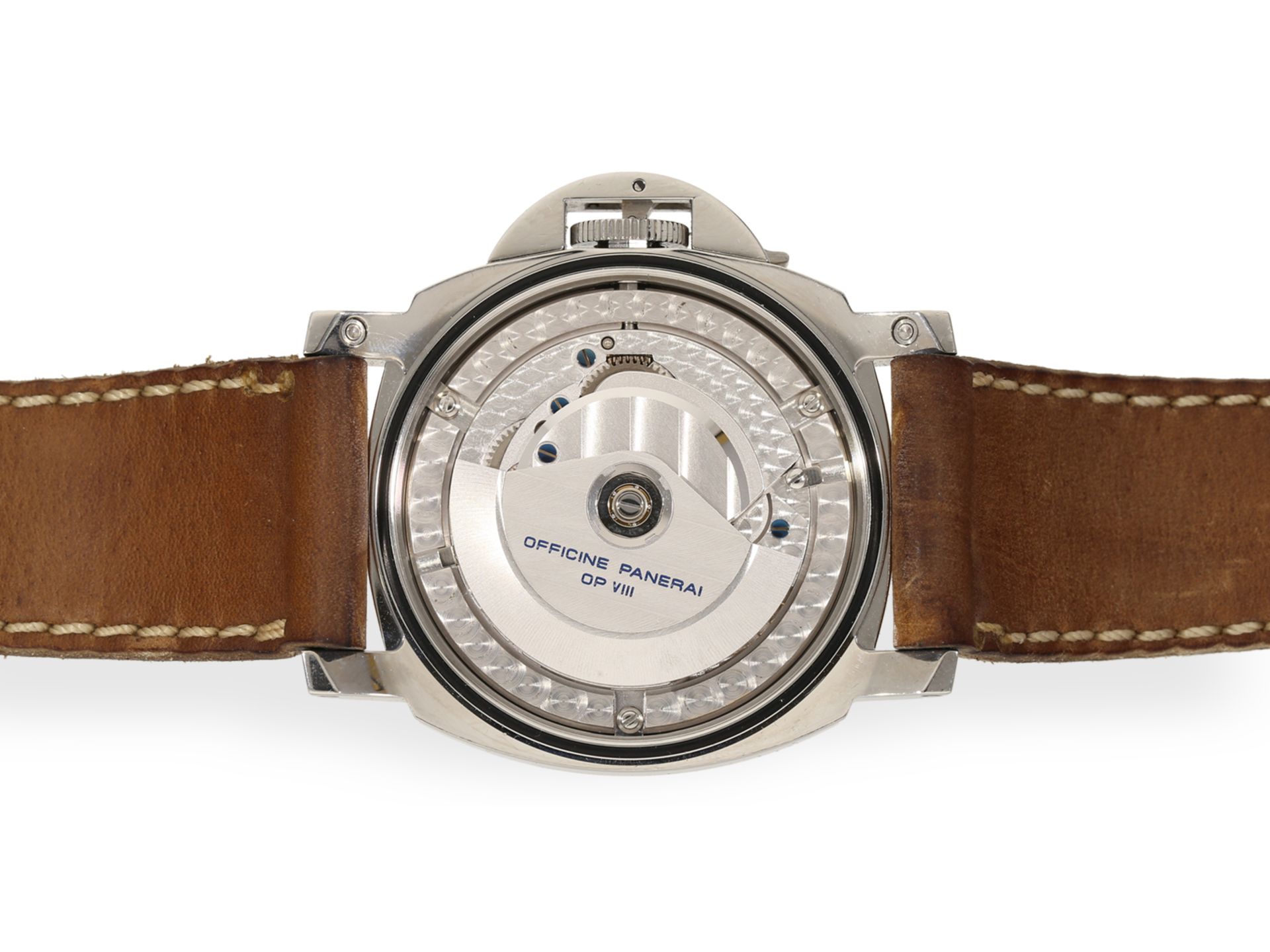 Armbanduhr: Chronometer Panerai Luminor GMT REF. OP 6761, No. 0001!, Full-Set von 2013 - Bild 5 aus 10