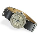 Wristwatch: rare, early Girard Perregaux chronograph with pulsometer scale, ca. 1940