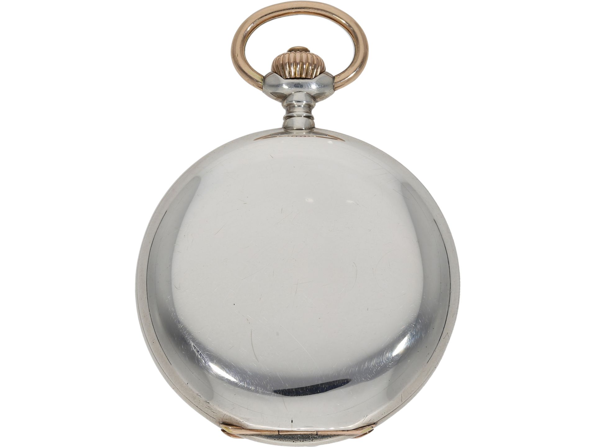 Taschenuhr: große Glashütter Schuluhr, Gumal Schmidt, Glashütte 1910 - Bild 6 aus 7