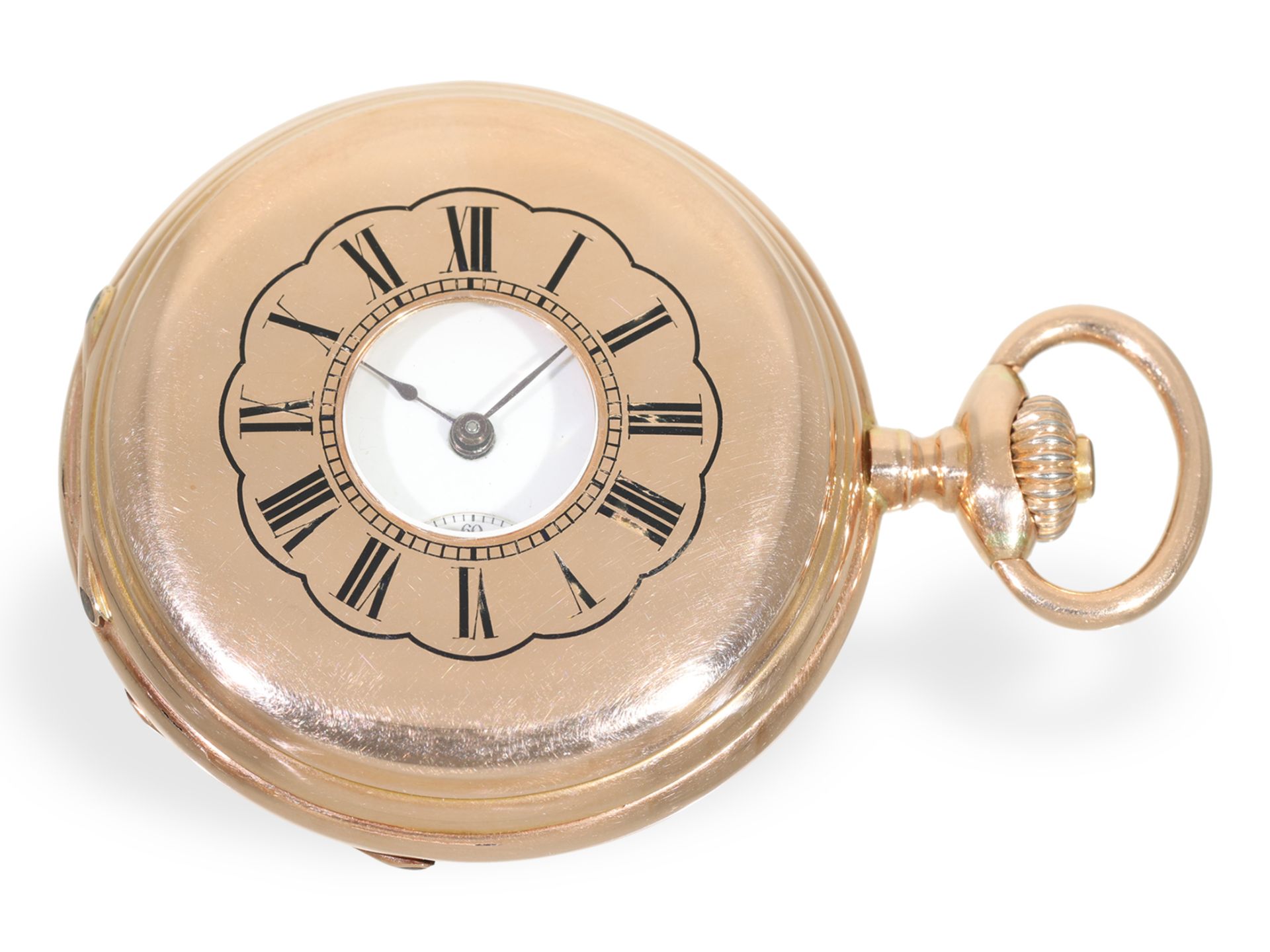 Taschenuhr: Hochfeines Taschenchronometer 1er Qualität Gebrüder Eppner Berlin No. 69420, ca. 1889 - Bild 6 aus 8