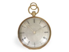 Taschenuhr: sehr flache Lepine um 1820