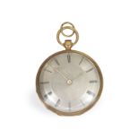 Pocket watch: very flat lepine around 1820