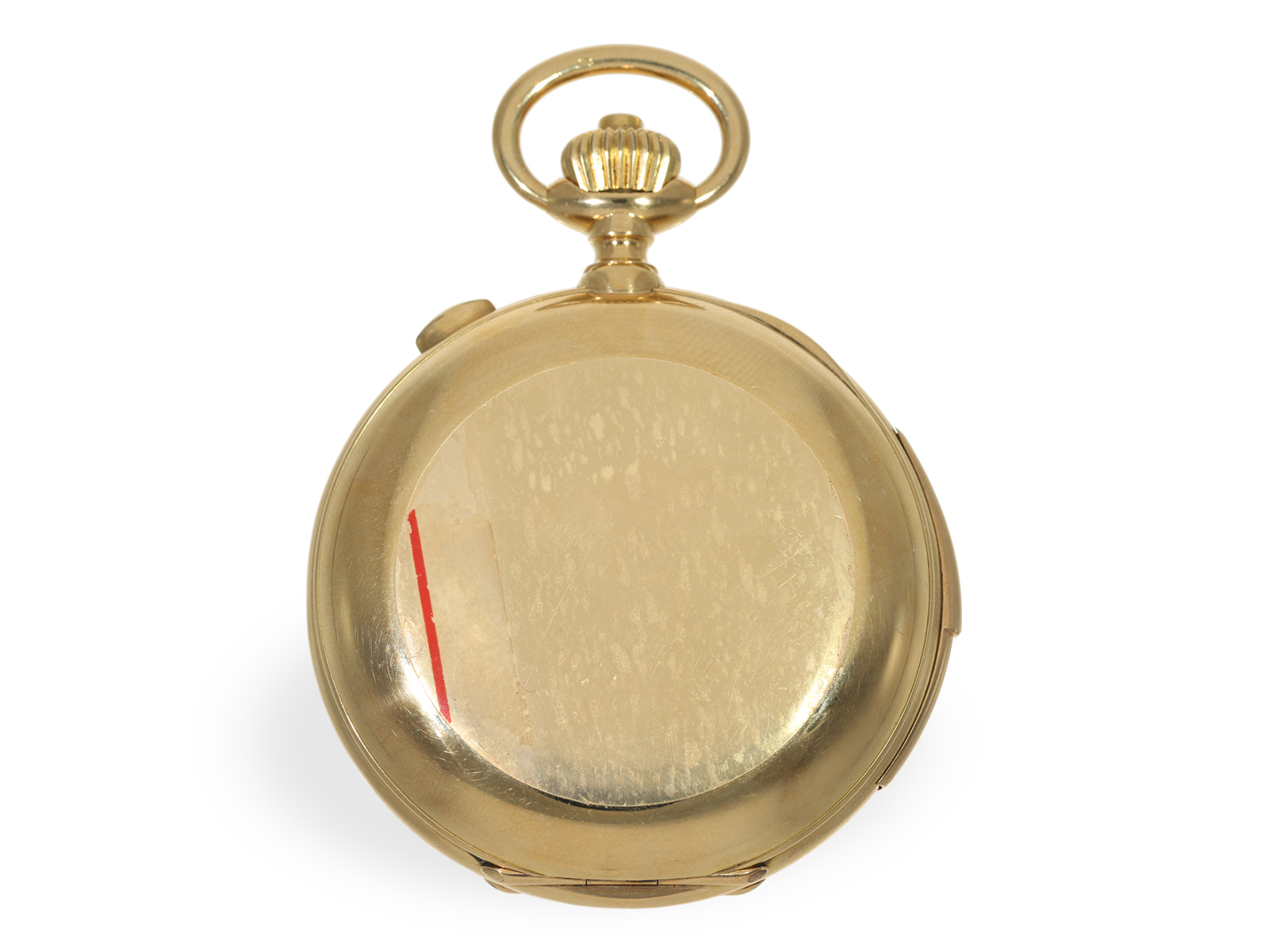 Pocket watch: heavy astronomical gold hunting case watch with 8 complications, C.Barbezat-Baillot, L - Image 6 of 7