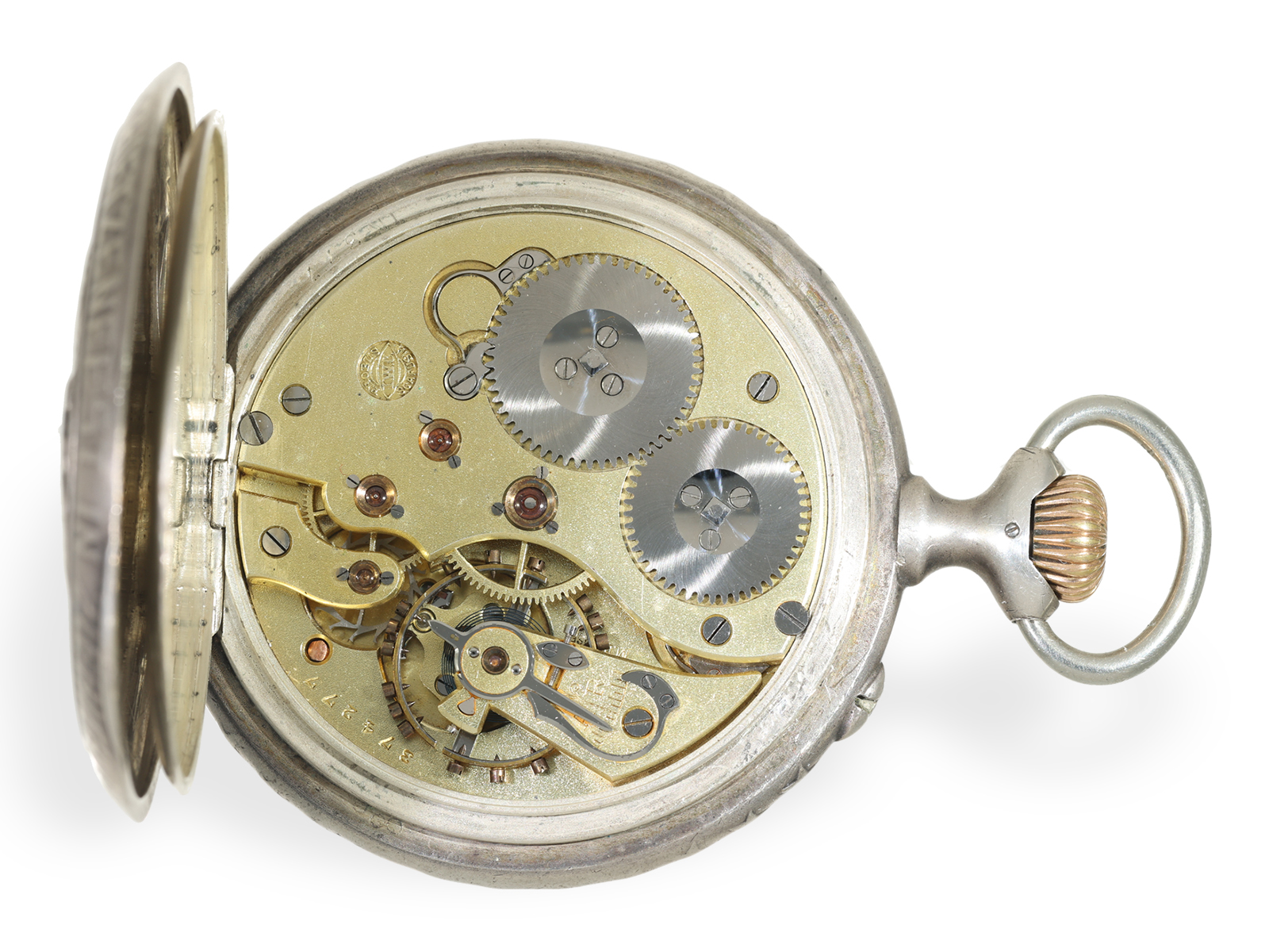 Pocket watch: rare IWC marksman's watch, Zurich Shooting Festival 1907 - Image 3 of 5