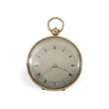 Taschenuhr: sehr feine flache Lepine, königlicher Uhrmacher Bernard, ca. 1830