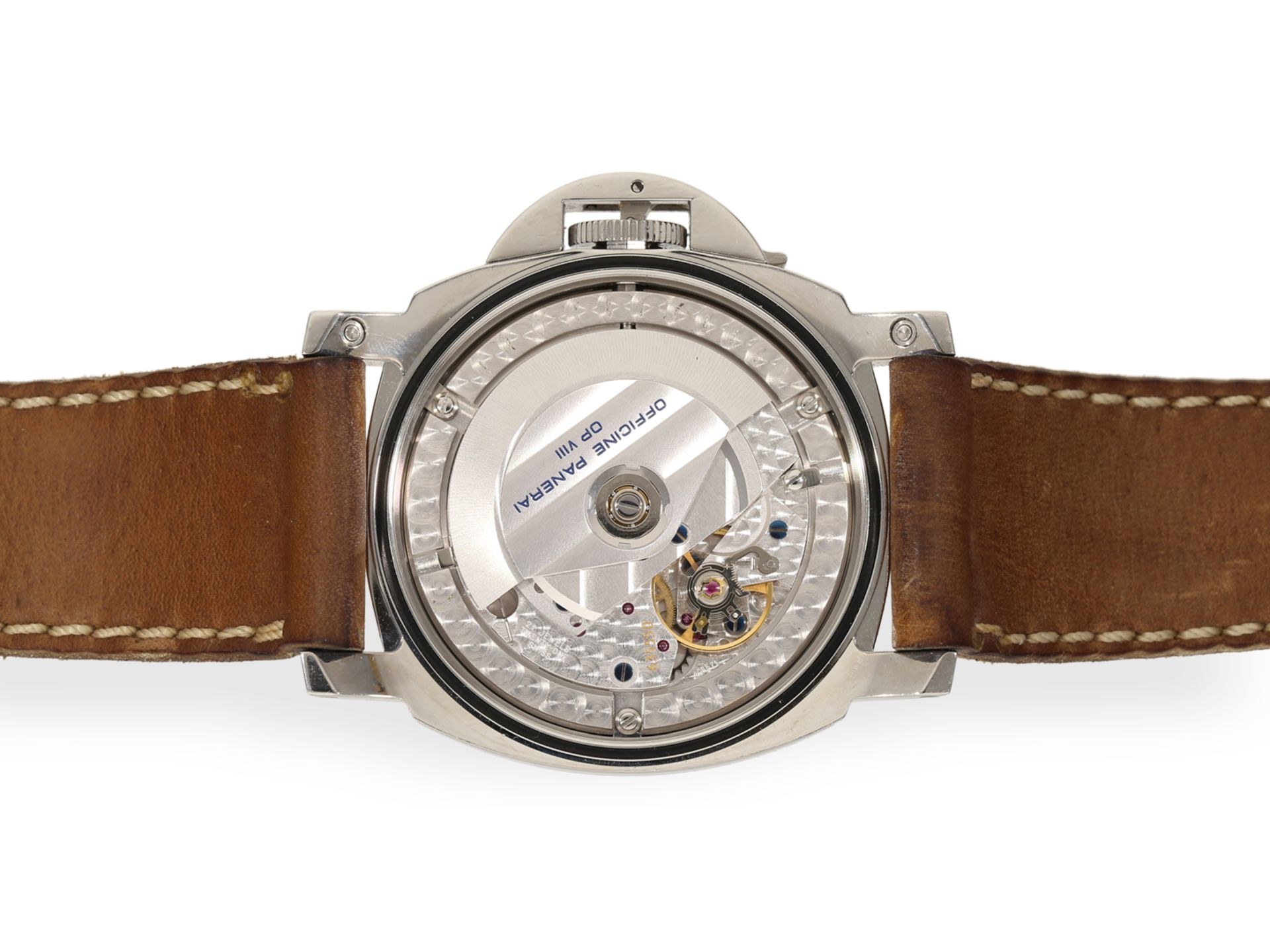 Armbanduhr: Chronometer Panerai Luminor GMT REF. OP 6761, No. 0001!, Full-Set von 2013 - Bild 7 aus 10