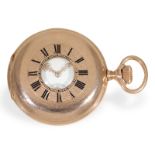 Pocket watch: Glashütte rarity, half hunting case watch by Grossmann Glashütte No. 7237, quality 1A