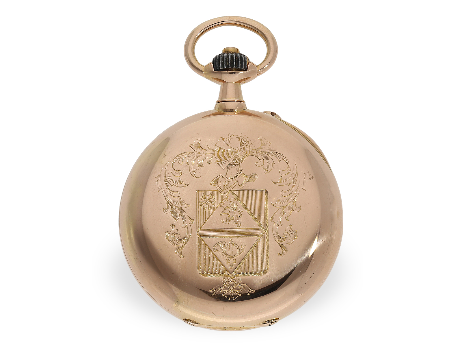 Pocket watch: very fine "Seconde Morte" in top quality, Demarets Paris, ca. 1890, former aristocrati - Image 6 of 6