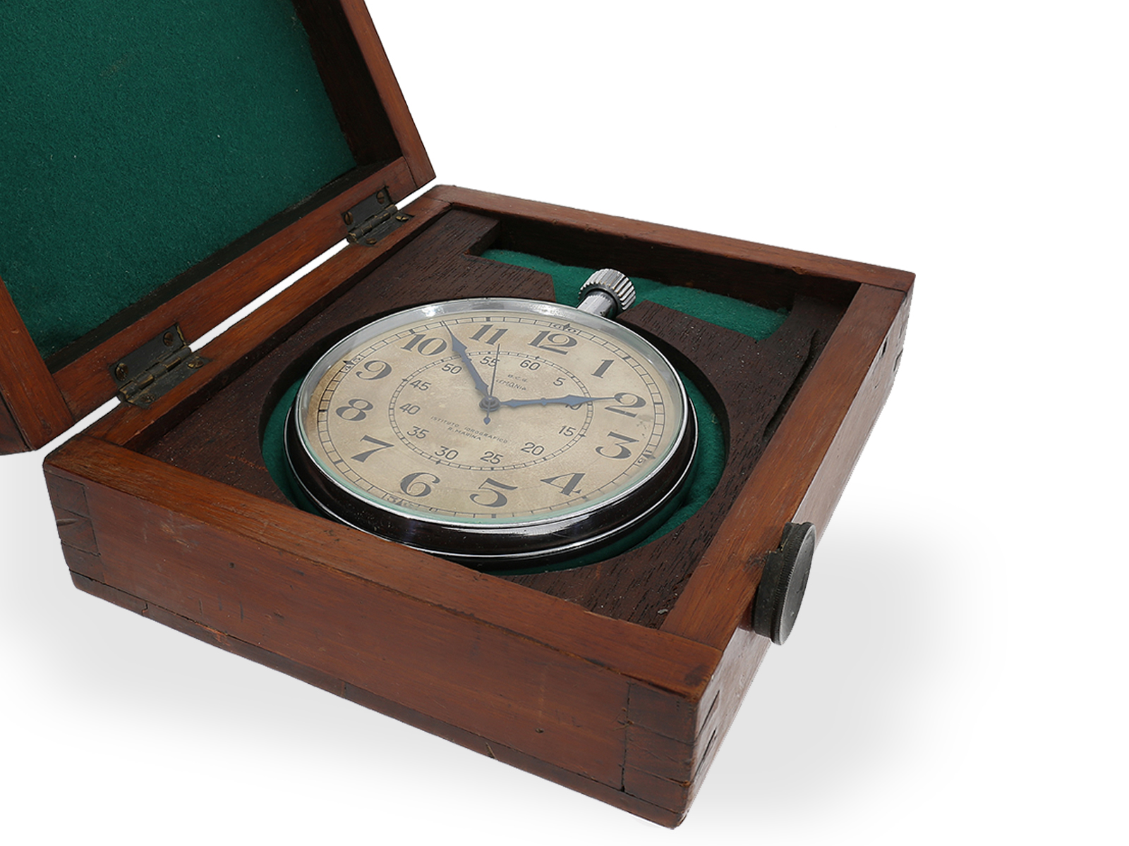 Rare Lemania deck watch from the collection of the "Royal Italian Hydrographic Institute" - Image 5 of 6