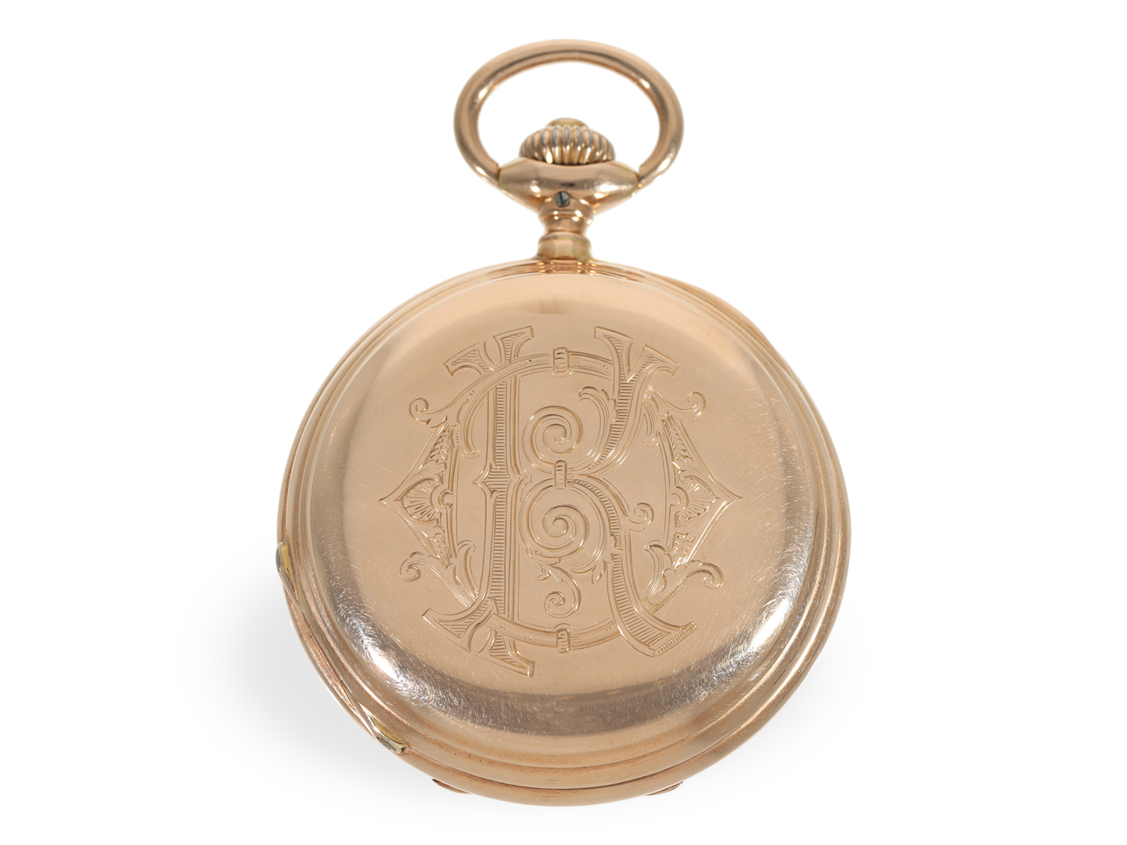 Pocket watch: very fine pocket chronometer 1st quality Gebrüder Eppner Berlin No. 69420, ca. 1889 - Image 7 of 8