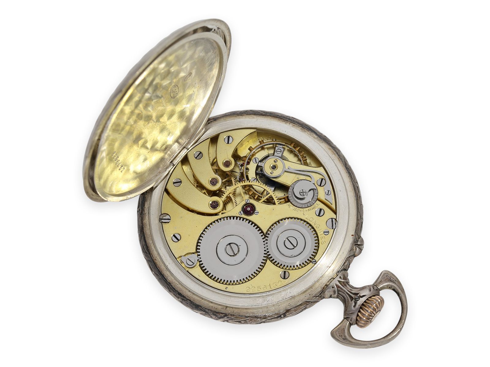 Pocket watch: Longines marksman's watch Eidg. Schützenfest Bern 1910 in original museum condition wi - Image 3 of 10