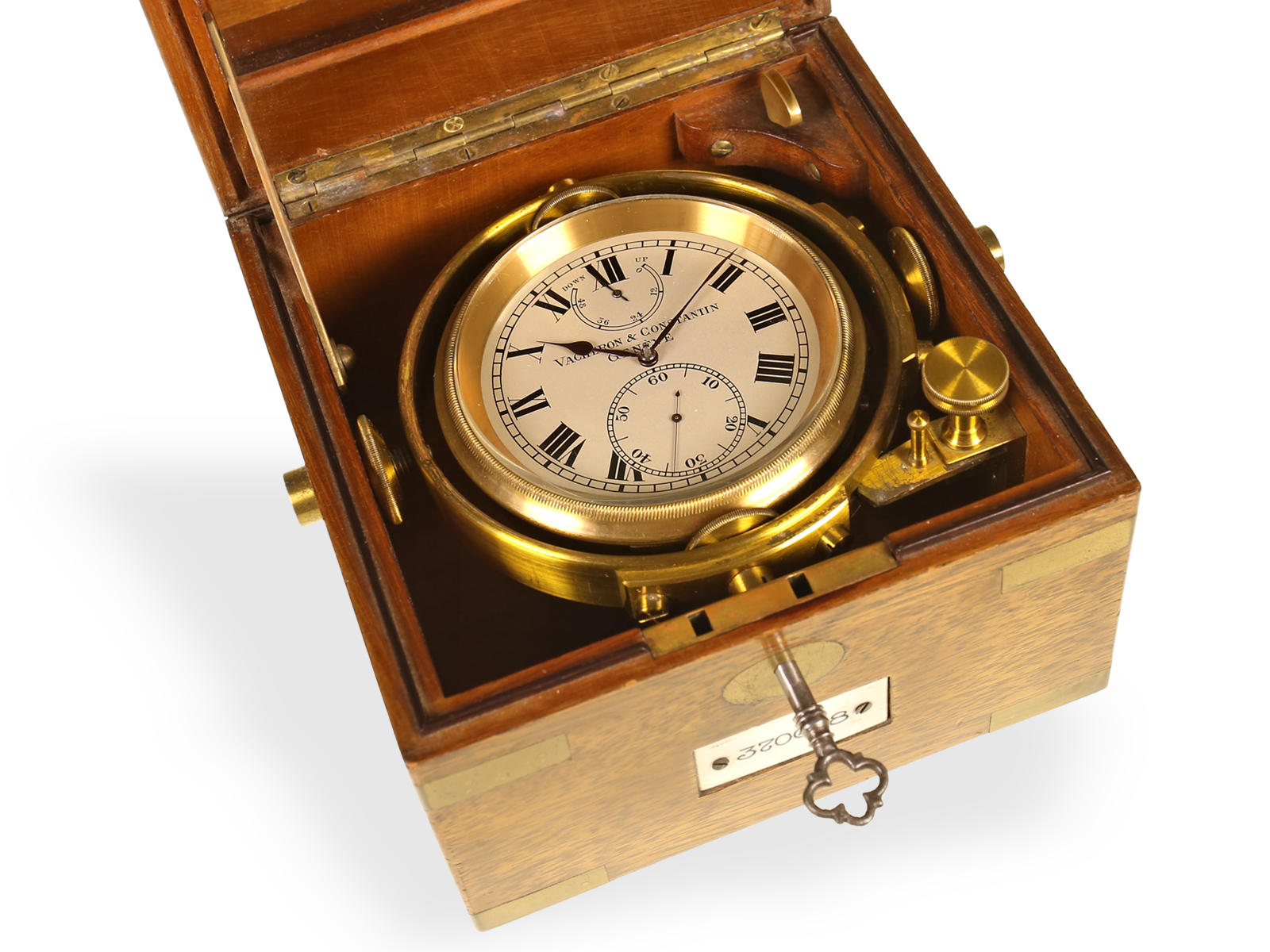 Extremely rare, small 2-day chronometer, Vacheron & Constantin No. 370698, with extract from the arc - Image 3 of 6