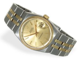 Armbanduhr: vintage Rolex Datejust Oysterquartz, Stahl/Gold